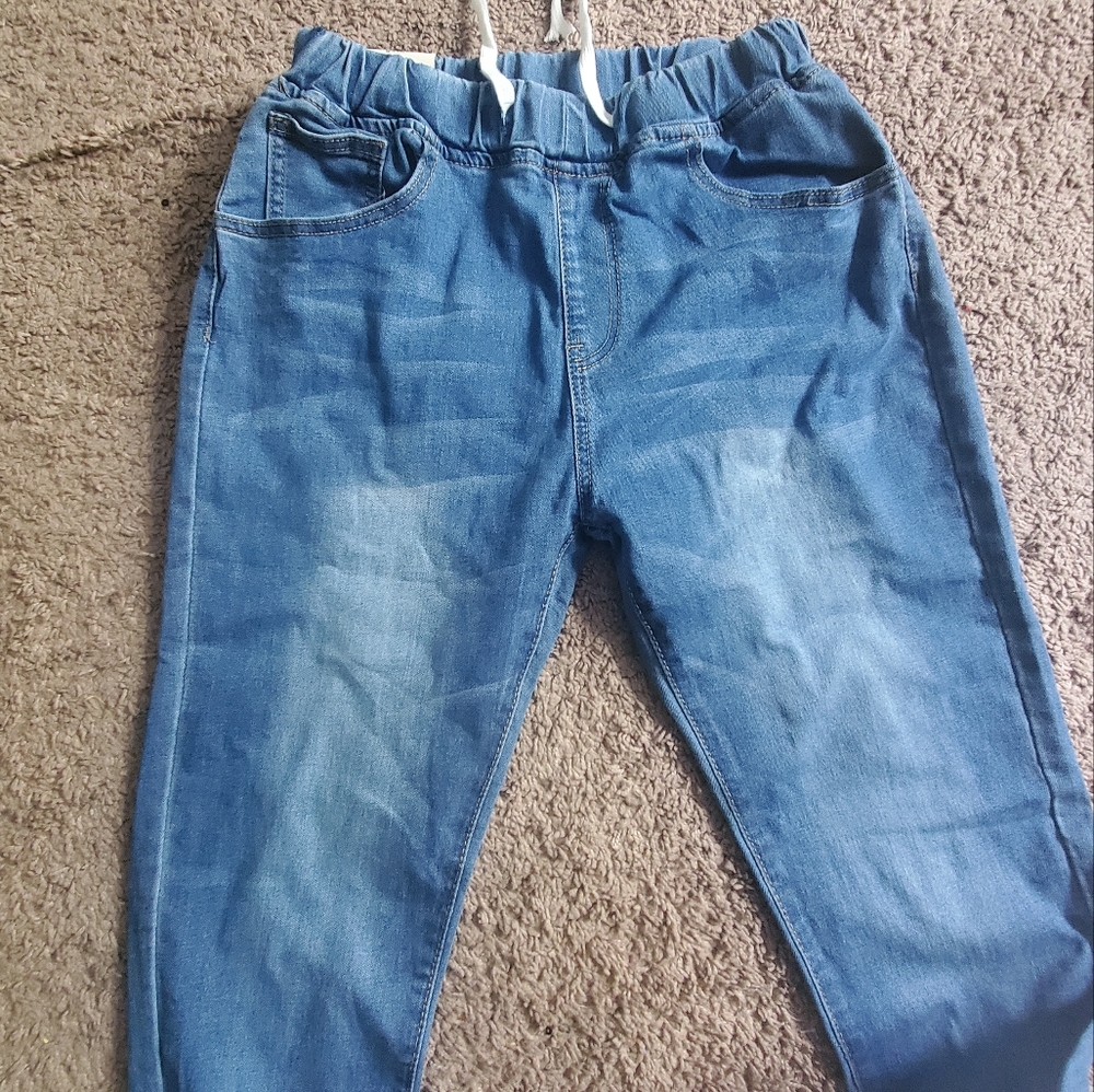 Drawstring jeans